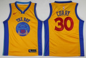 30 Curry the Bay Warriors Maillot Jaune